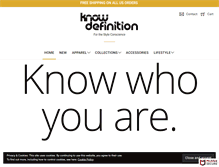Tablet Screenshot of knowdefinition.com